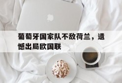 葡萄牙国家队不敌荷兰，遗憾出局欧国联-九游游戏平台